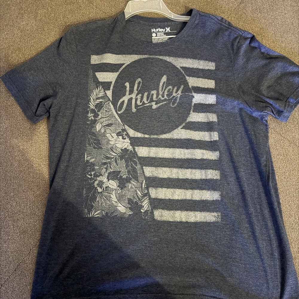 Hurley Dark Gray Blue Premium Fit Tee